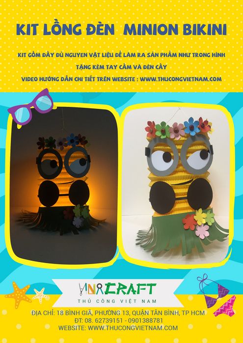 Kit lồng đèn Minion Bikini